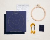 Capricorn Zodiac Embroidery Kit - diy constellation embroidery kit