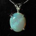 Natural Opal 2.56 carats Handset in .925 Sterling Silver Pendant