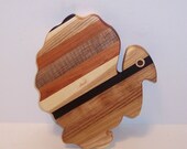 Turkey Cheese Cutting Board