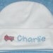 Personalized Infant Hospital Cap Hat - Fire Truck