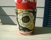 NEW - Coffee Cozy - Coffee Sleeve - Java Jacket -Bloom Granite- Slip On