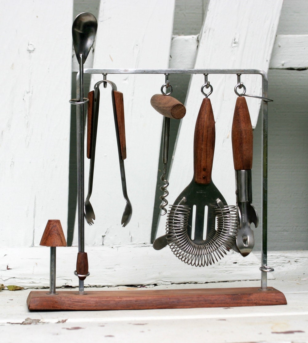 Vintage Bar Tool Set by AppleberryCottage on Etsy