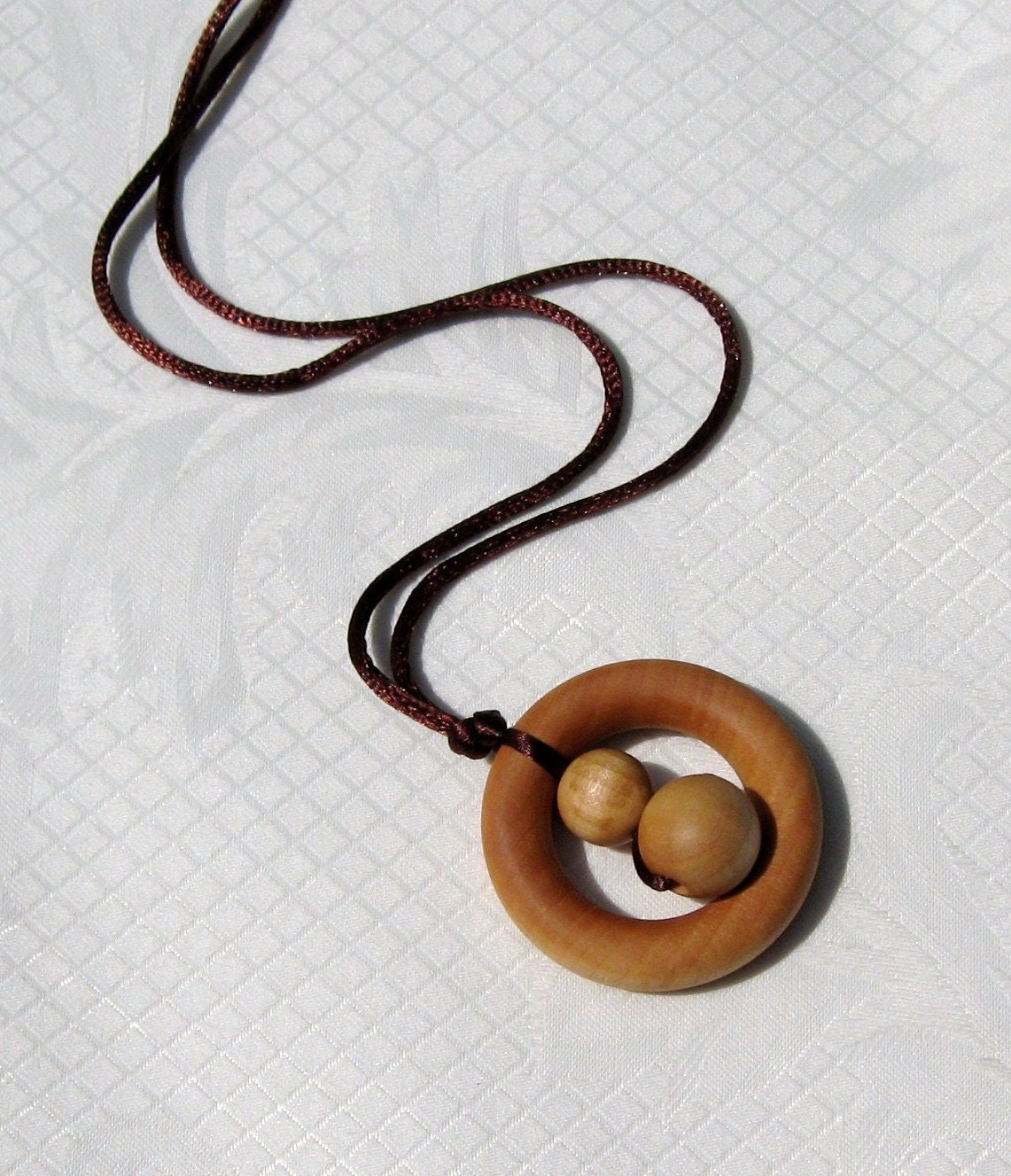 Nursing Necklace Teething Ring Necklace "Little Peanut"