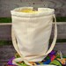 Drop Spindle Spin on the Go Bag, Silk Insert Fiber Bag, Padded Spindle Pouch, Yellow n white seersucker n yellow cotton lining, SHIPS FREE