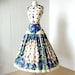 vintage 1930's 1940's dress ...gorgeous SIGNED & NUMBERED romantic floral light gauzy cotton full skirt pin-up summer sun dress