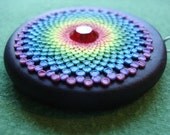 rainbow kaliedescope pendant
