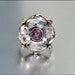 Statement Art Deco Ring Sterling Silver Paste Rhinestone Glass Amethyst Vintage Jewelry 1920s