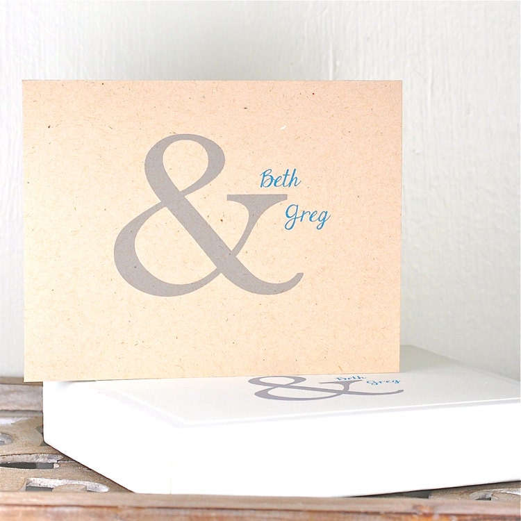 Wedding Guest Book . Postcard Guest Book . Alternative Guest Book - Ampersand Post Cards