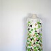 1960s Floral Dress / 60s Dress / Trumpet Vines / M Medium
