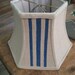 Lamp Shade Grainsack Blue Stripe