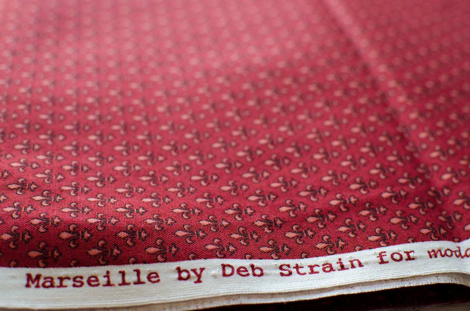 Fabric- Marseille Quilt Fabric - Burgundy