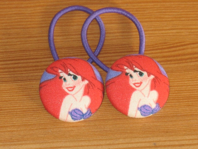 Ariel the Little Mermaid Ponytail Holders