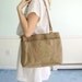 Genuine Classics Vintage 80s Light Brown Leather Shoulder Bag