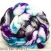Hand Painted Roving Combed Top Superwash Merino Lambswool - 4.1 oz - SPOOKY
