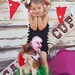 Petti Lace Ruffle Romper Black Small Photo Prop Birthday Outfit & headband set