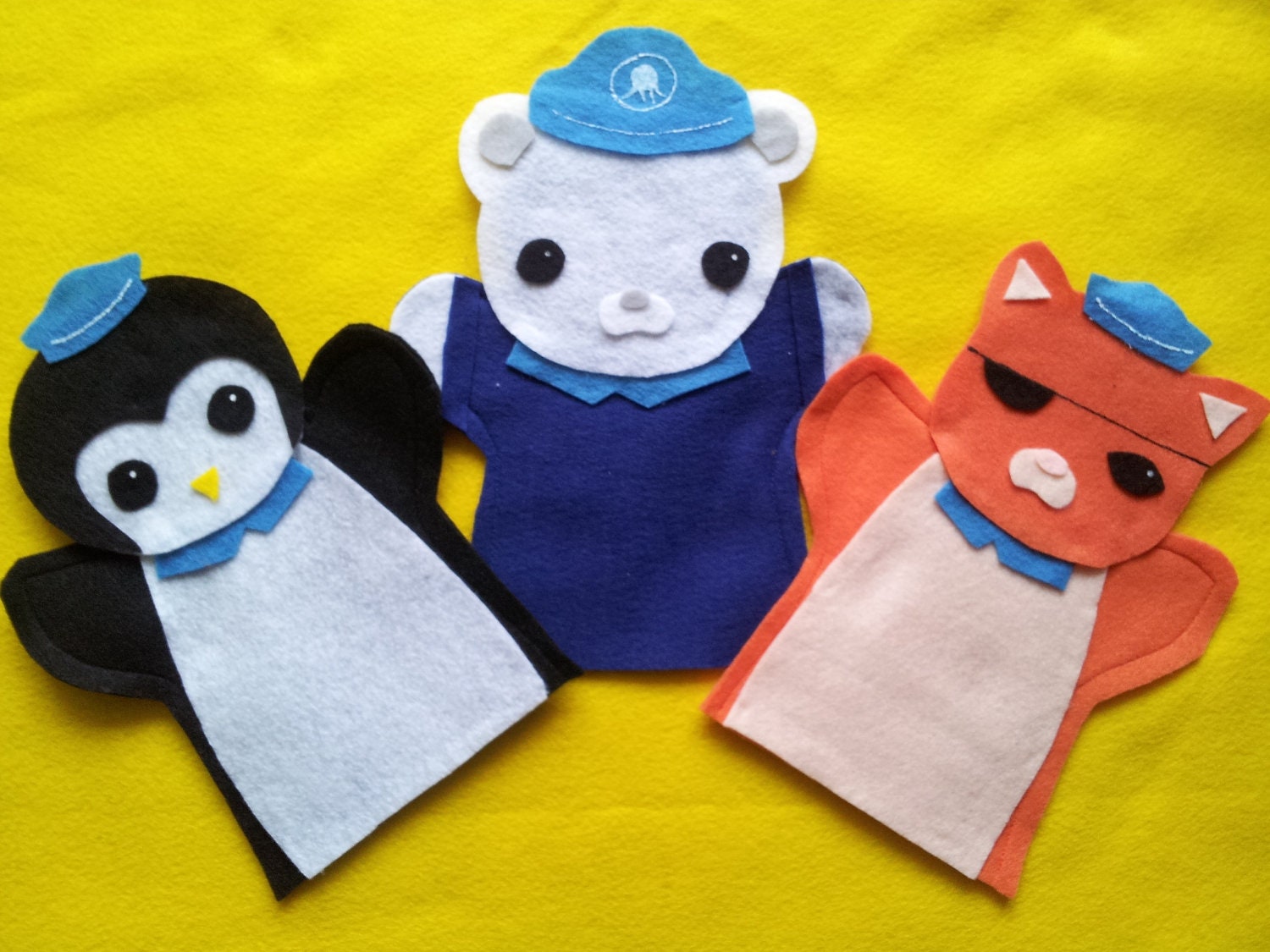 Octonauts -felt puppets- set of 3