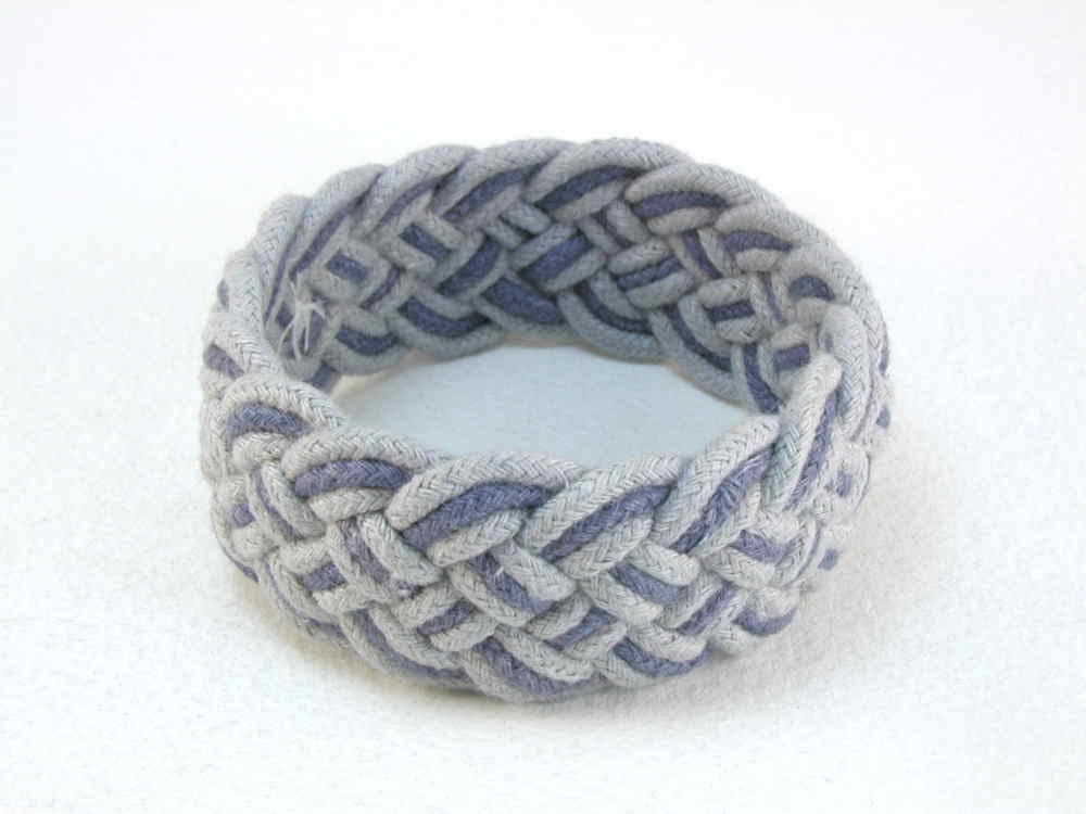 Reserved for Kelli blue and denim turks head bracelet and DIY materials 2186