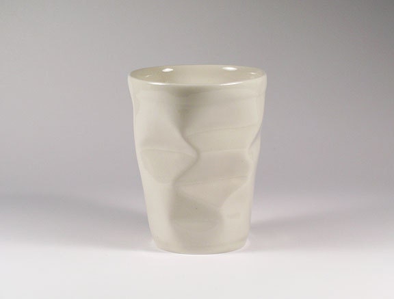 Crumpled Cup, Model: Jason number 2  - CYBER MONDAY SALE