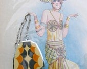 Art Deco Elgin Dance Compact Purse: Roaring Twenties Gatsby Glamour - Free Shipping in US