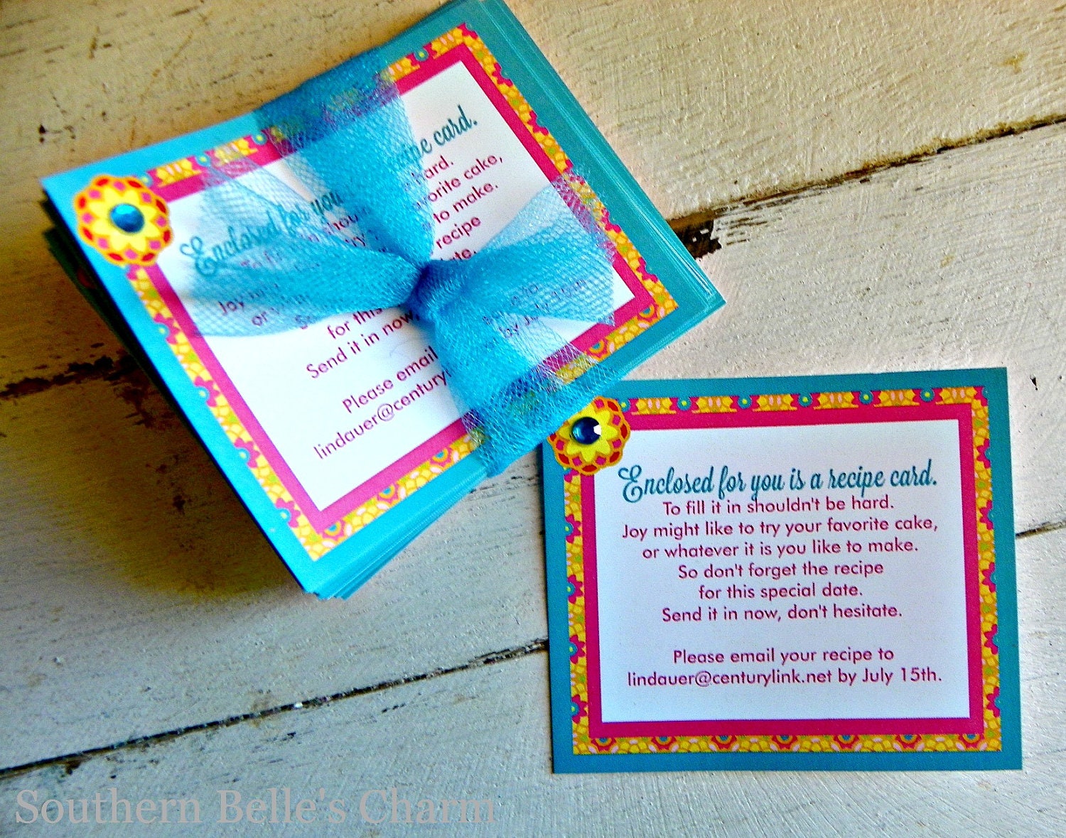 Luau/Flower Invitation Inserts...Set of 10 Inserts Il_170x135