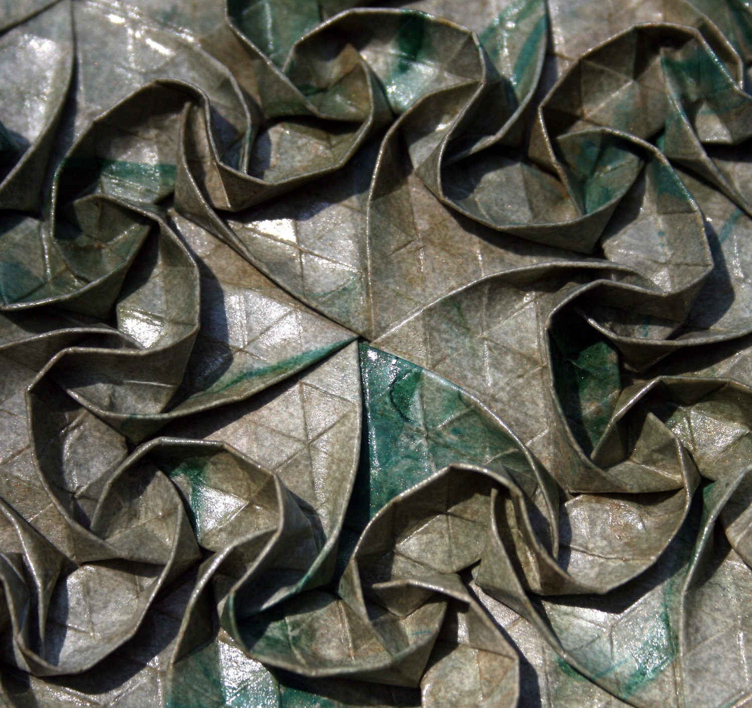 Marble fantasia - twisted origami