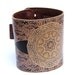 Leather cuff / wallet wristband - Elagent lace