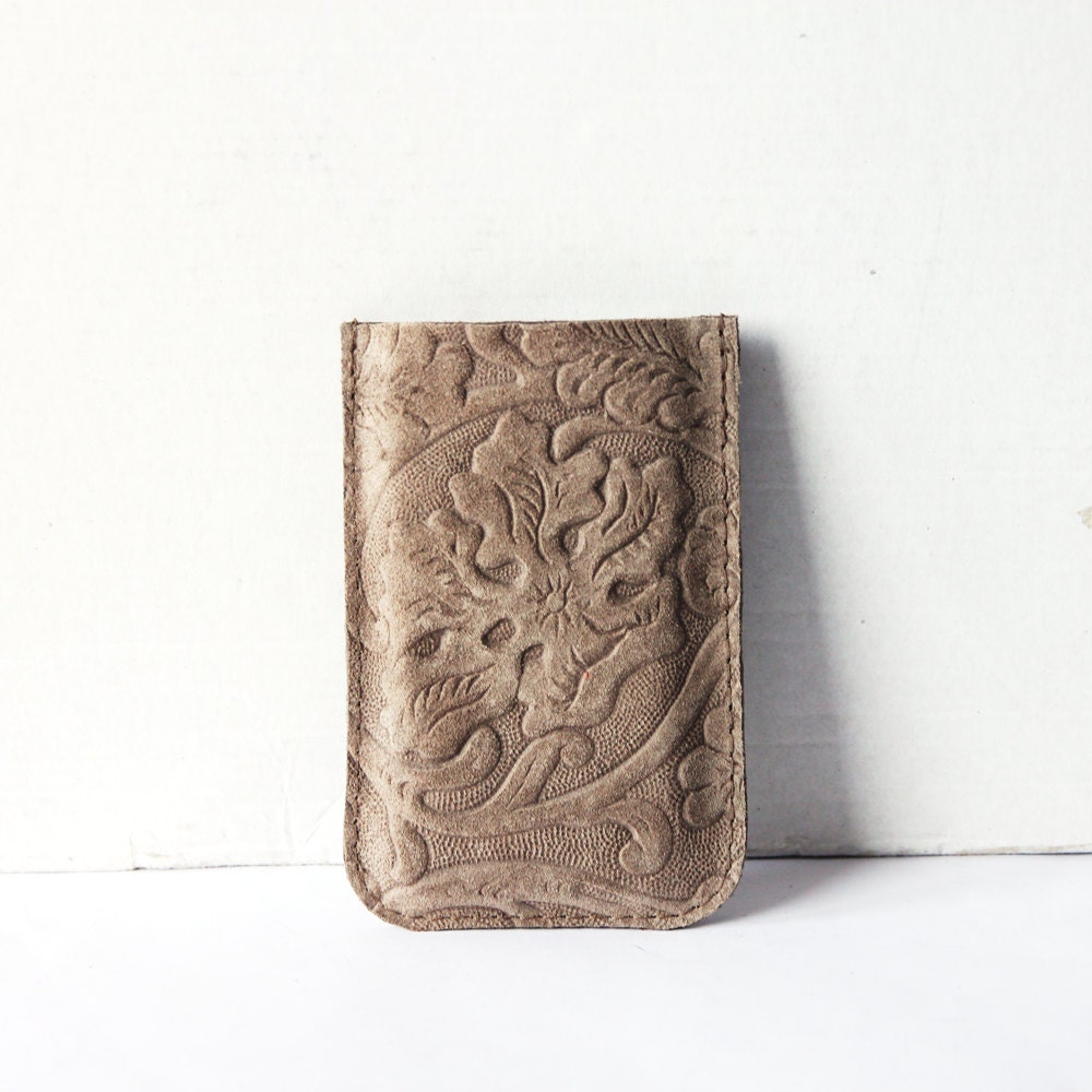 iPhone leather sleeve case