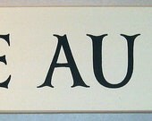 French, Paris, Cafe Au Lait, Coffee,  You Pick Color Sign/Plaque