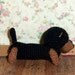 Miniature Dachshund Thread Artist Crochet Ready to Ship
