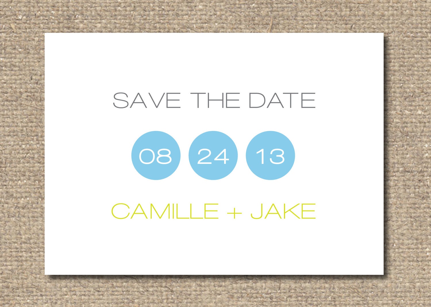 Camille Printable Save the Date