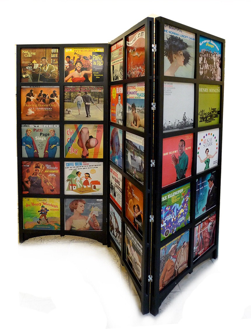 SALE LP Room Divider, Holds 60 12inch Records