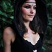 Felt Magical Pagan Witches Crescent Moon Goddess Vest Gown With Hood OOAK