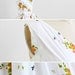 vintage 1950s dress / butterfly dress / 50s Butterflies Print Cotton Sundress
