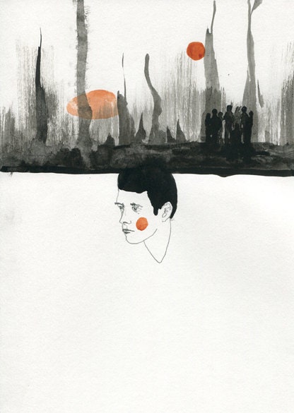 original drawing "serie shadows"