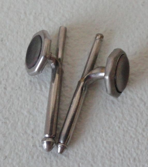 Vintage Swank MOP Shirt Studs