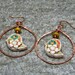 Bird Hoop Artisan Earrings