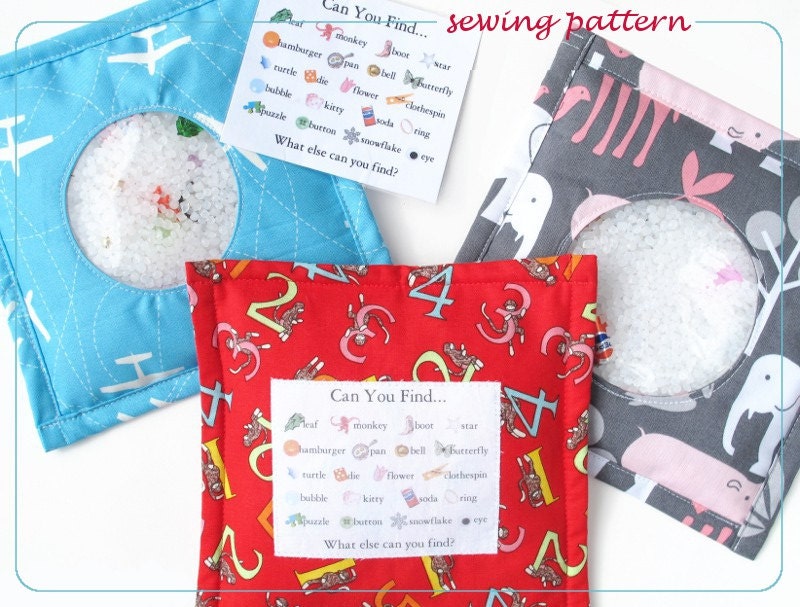 Sewing Pattern, I Spy Toy, IMMEDIATE DOWNLOAD