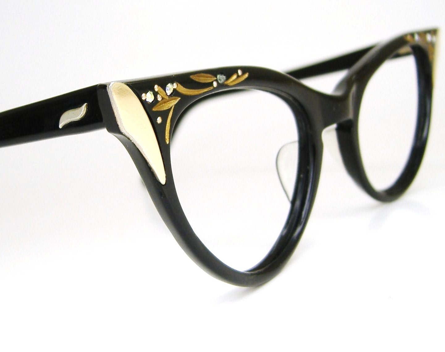 Vintage 50s Cat Eye Glasses Eyeglasses or by Vintage50sEyewear