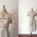 1940s bright fiesta striped day dress