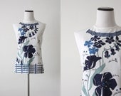 vintage 1970's holland spring blouse