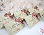 Escort cards place cards - Indian Henna Design Il_170x135