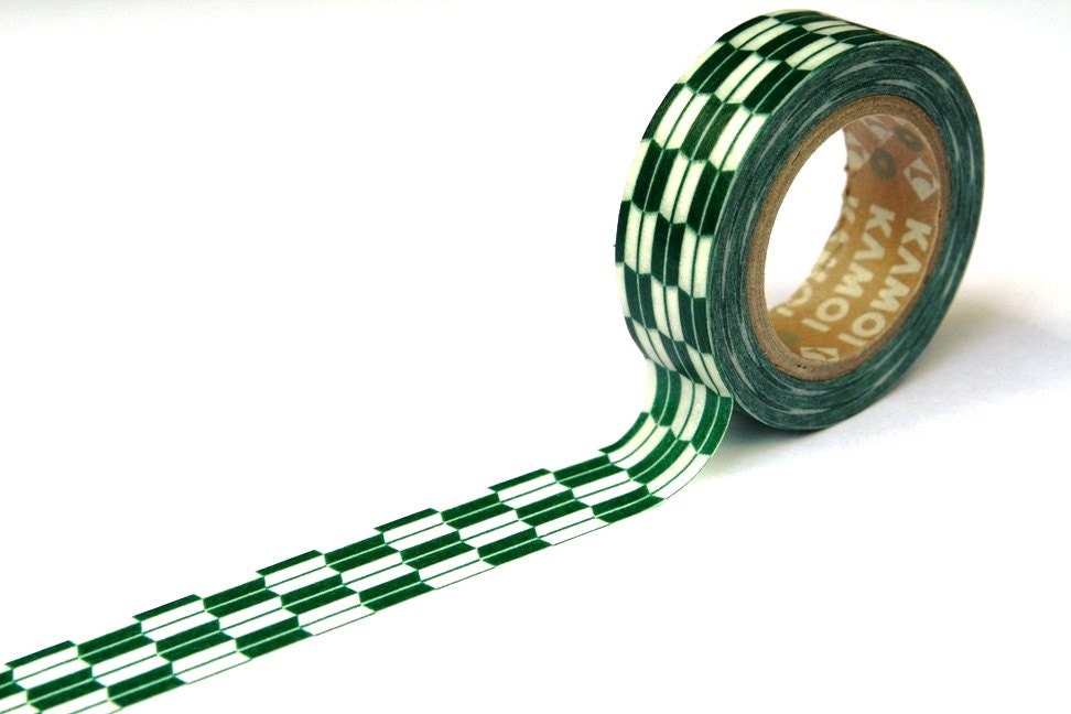 MT Washi Masking Tape - Tread Green