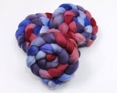 Polwarth Roving - Handpainted Fiber for Felting or Spinning