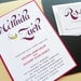 Wedding Invitation - Melinda Pocket Card Wedding Invitation Suite
