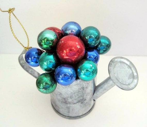 Garden Watering Can Christmas Ornament Vintage by rosekraft