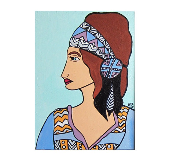 Dolls of Storyville - Lady in Mint - Painting