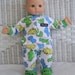 Bitty Baby Boy dinosaur Footed Pajamas
