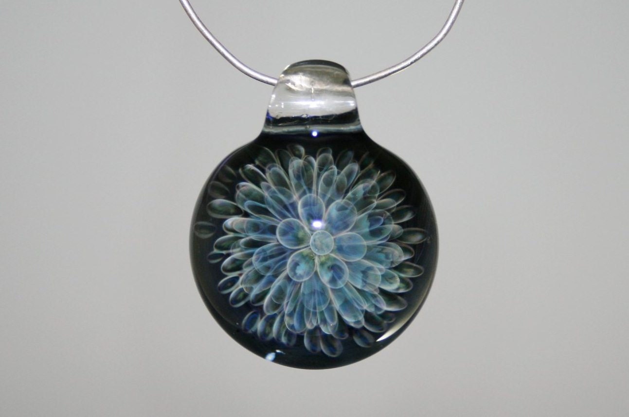 Glass Pendant - Handblown Lampwork Boro Focal Bead - Glass Jewelry- Kyle Keeler