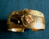Fantastic CUFF BRACELET with COPPER Nugget- Very Unusual
