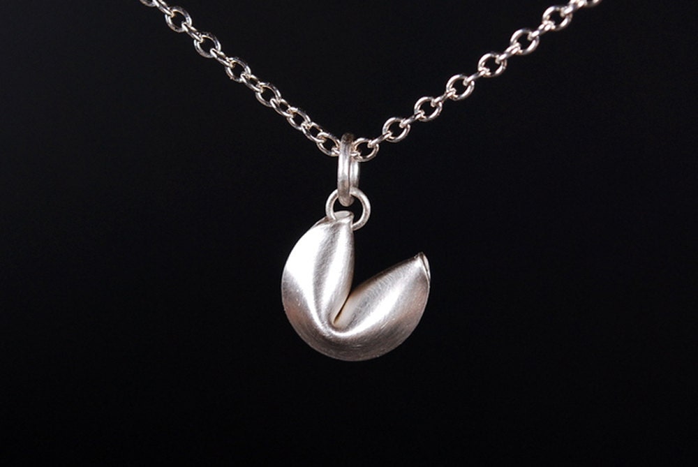 Fortune Cookie Necklace